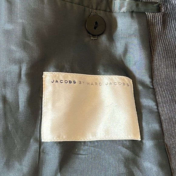 JACOBS BY MARC JACOBS MEN DARK DARK CORDUROY BLAZER SIZE LARGE - Picture 6 of 8
